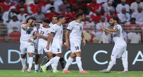 يوسف أمين يقود العراق للفوز على عمان في تصفيات كأس العالم